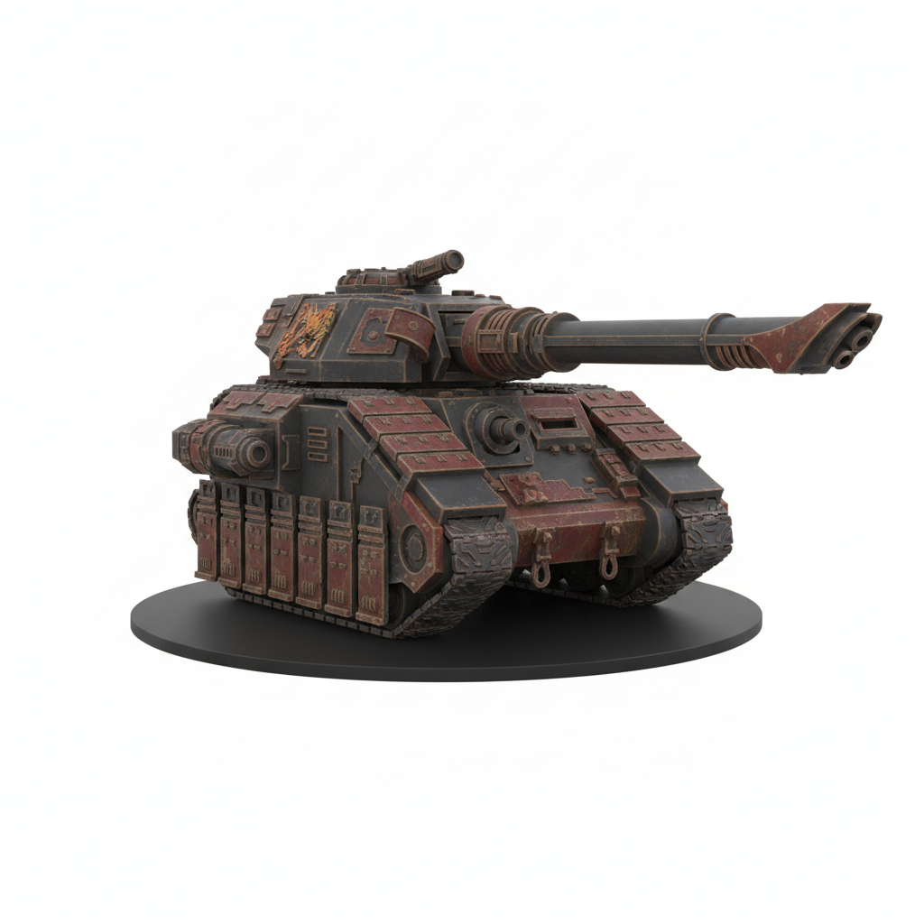 The Shadow Tank — a battle tank with a long cannon